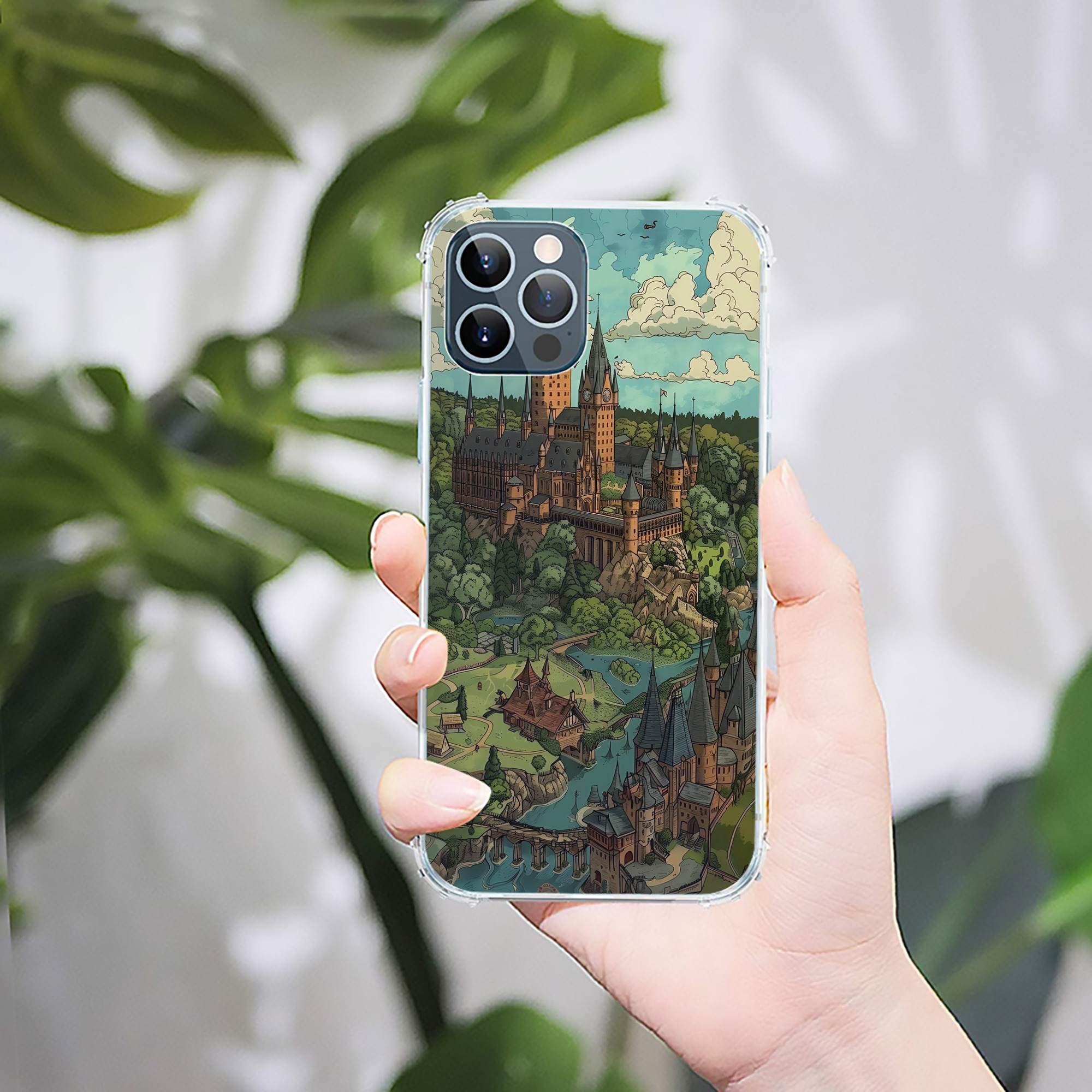 （画像用） Harry Potter ハリー・ポッターシリーズ 【iPhone 12シリーズ対応】透明スマホケース（クリアソフトケース）